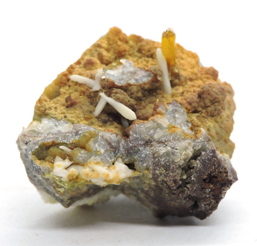 Legrandite with smithsonite - with,